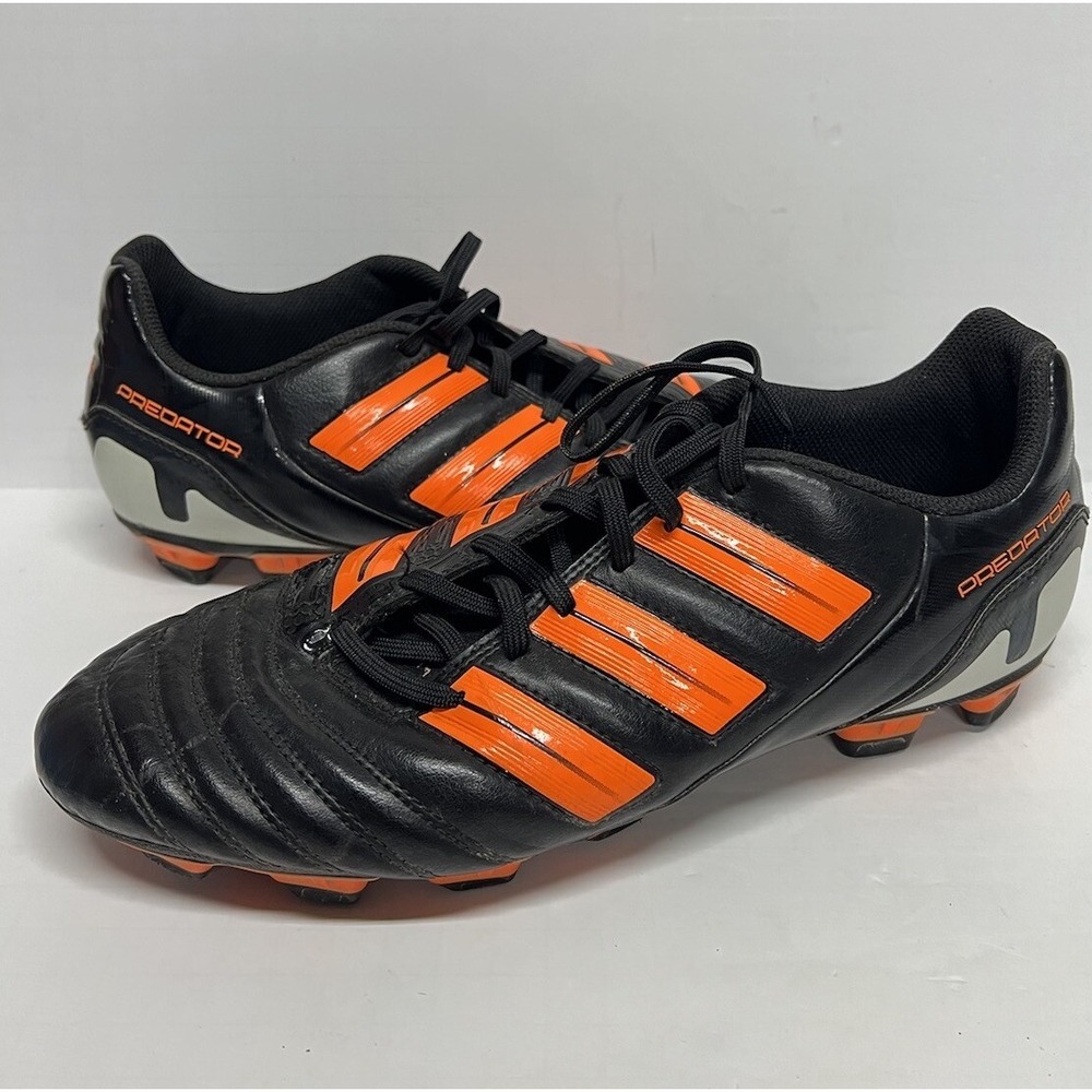 Adidas Predito Predator LZ TRX FG V23626 Shoes Cleats Orange Black Size 10.5